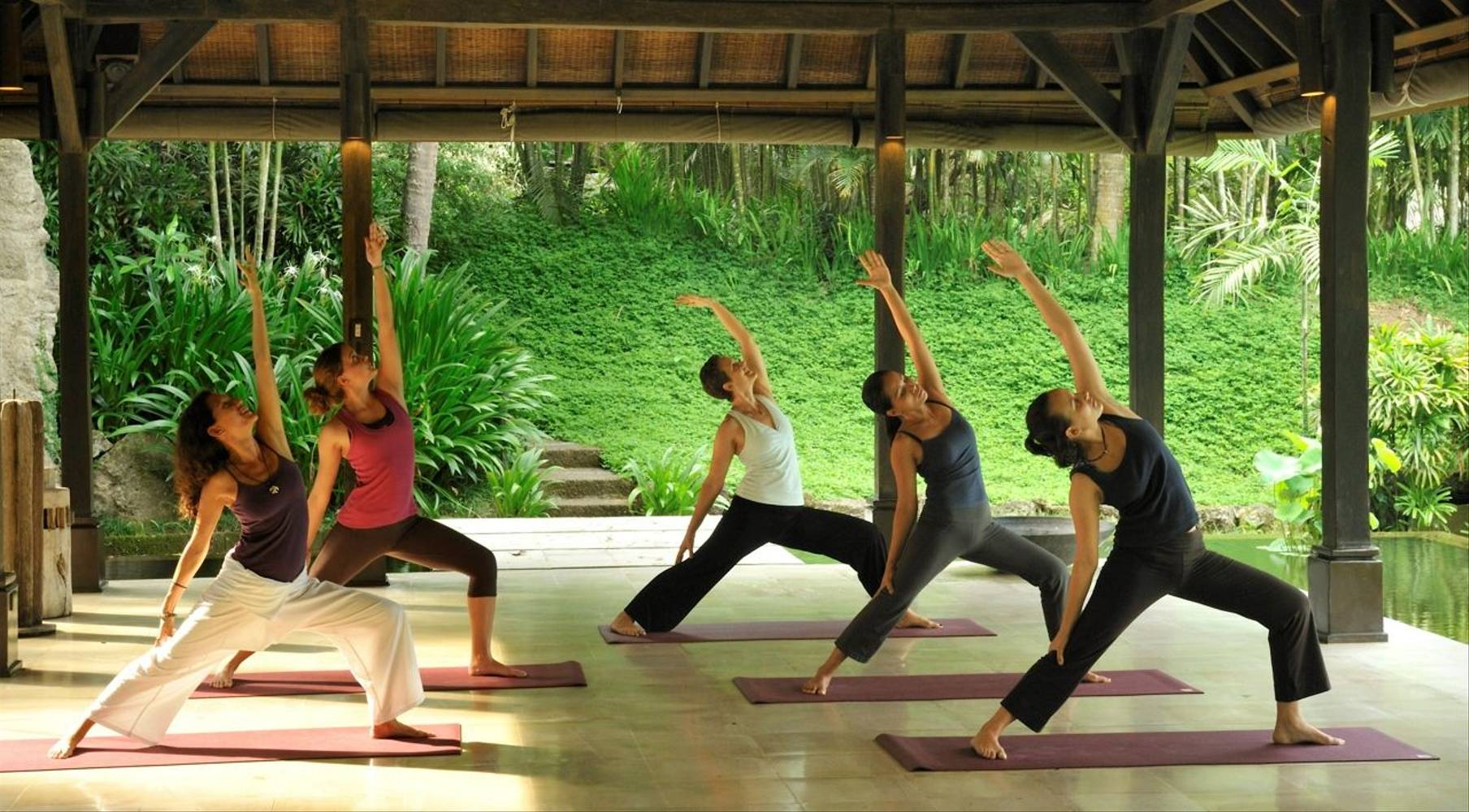 De-stress with restorative yoga at The Farm De-stress with restorative yoga at The Farm